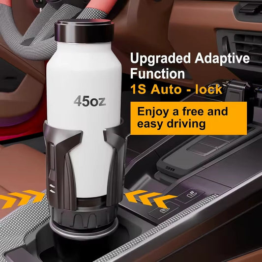 Adjustable Car Cup Holder Expander for Large Water Bottles and Travel Tumblers, Universal Fit Accessory (1 Pack)